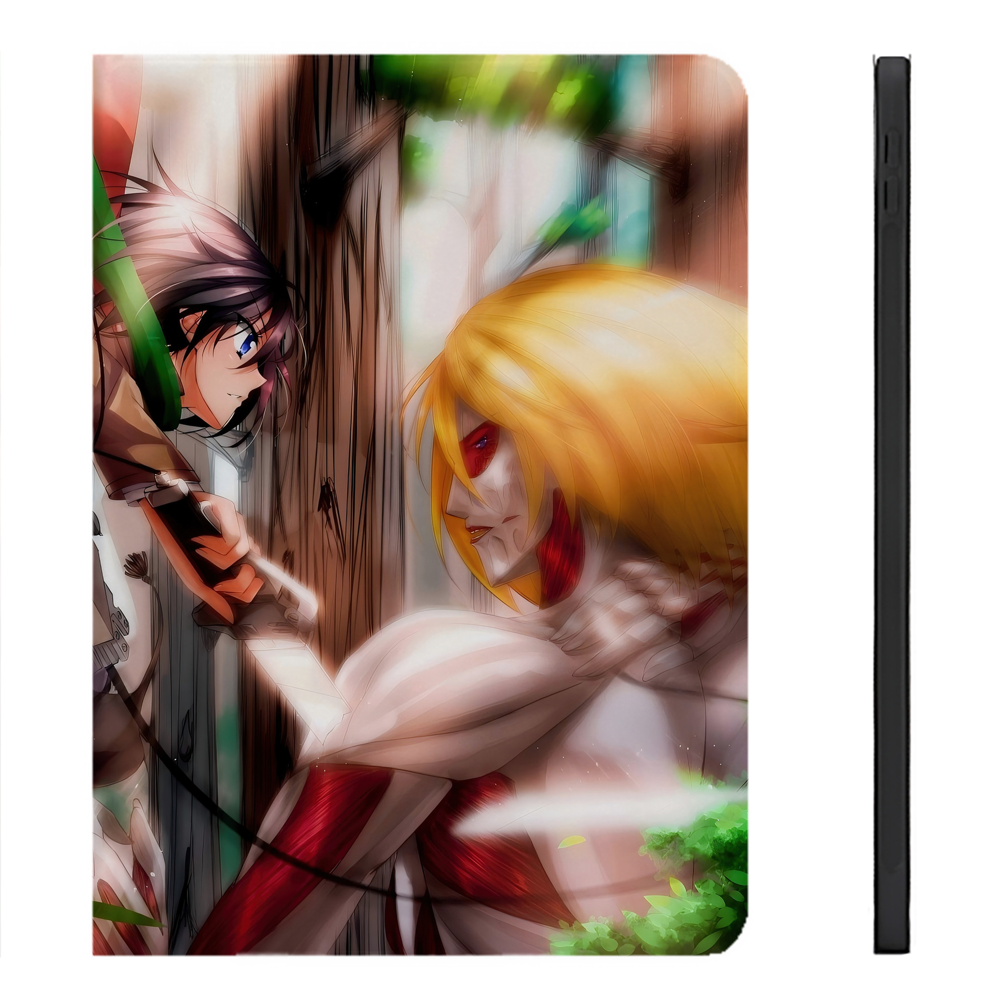 （画像用） 進撃の巨人 Attack on Titan IPadケース ペンホルダー付き ブックスタイルデザイン